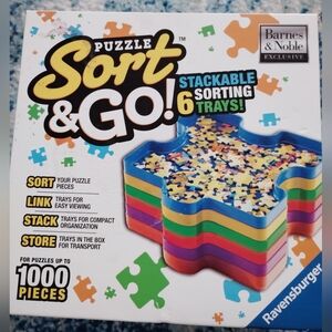 Ravensburger Sort & Go Stackable Puzzle Trays - Multicolor B& N